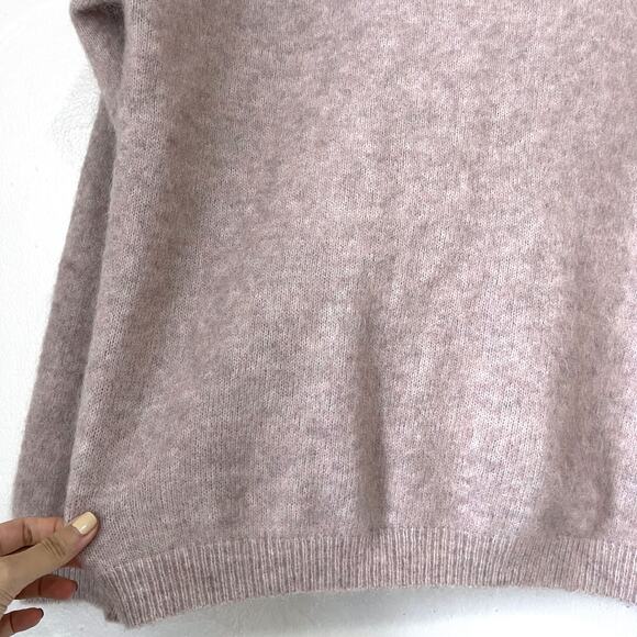 ACNE STUDIOS Dramatic Mohair Wool Blend Sweater in Powder Pink Size S - Picture 10 of 16